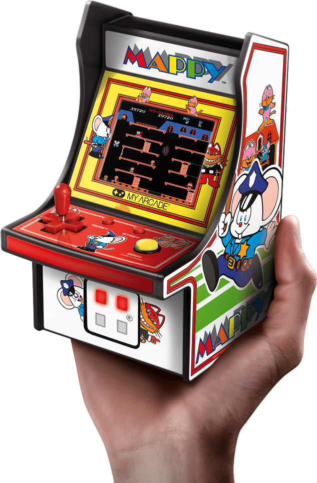 Micro Player Retro Arcade - Mappy (New) - My Arcade 1500G