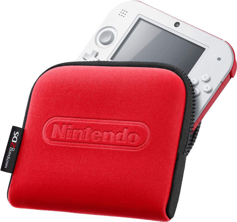 Nintendo 2DS Carrying Case - Red (2DS)(Pwned) - Nintendo 150G