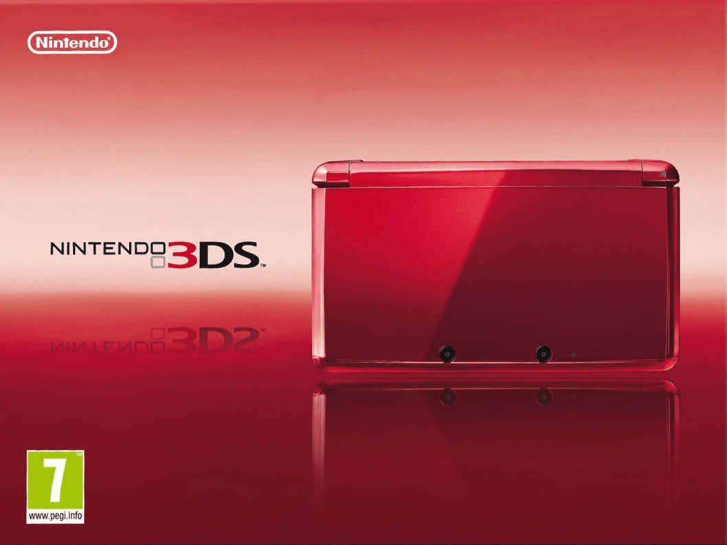 Nintendo 3DS Console - Metallic Red (3DS)(Pwned) - Nintendo 550G