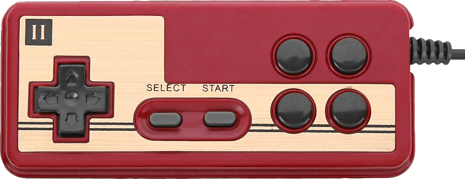 Nintendo 8-bit Famiclone 4 Button 2P Controller - 9-pin Generic (NES)(New) - Various 200G