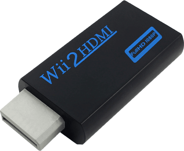 Nintendo Wii to HDMI Converter / Adapter - Black (Wii2HDMI)(Wii)(New) - Various 200G