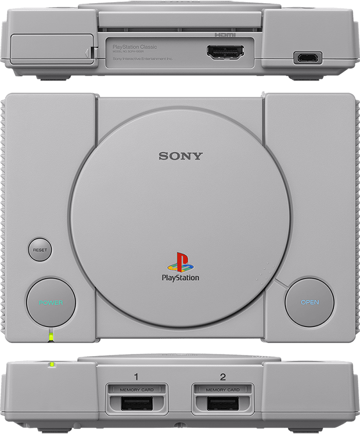 PlayStation Classic Console (PS1)(New) - Sony Computer Entertainment 1500G