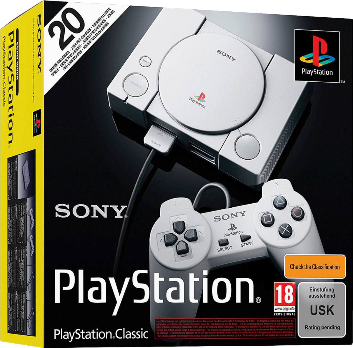 PlayStation Classic Console (PS1)(New) - Sony Computer Entertainment 1500G