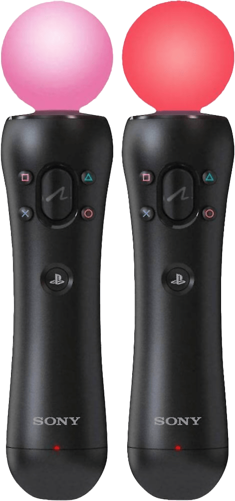 PlayStation Move Motion Controller v1 - 2 Pack (PS3 / PS4)(Pwned) - Sony (SIE / SCE) 800G