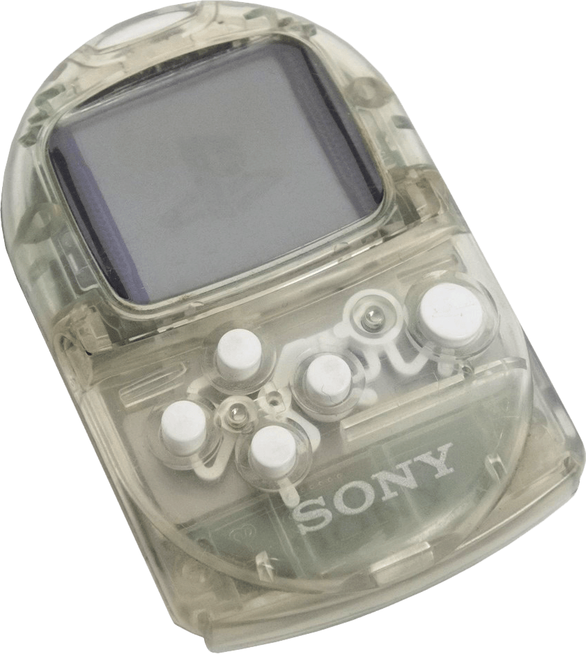 PlayStation PocketStation - Crystal (PS1 / PS2)(Pwned) - Sony (SIE / SCE) 150G