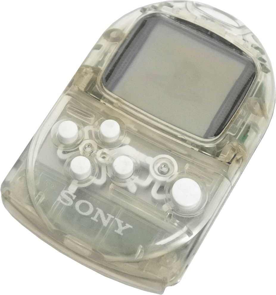 PlayStation PocketStation - Crystal (PS1 / PS2)(Pwned) - Sony (SIE / SCE) 150G