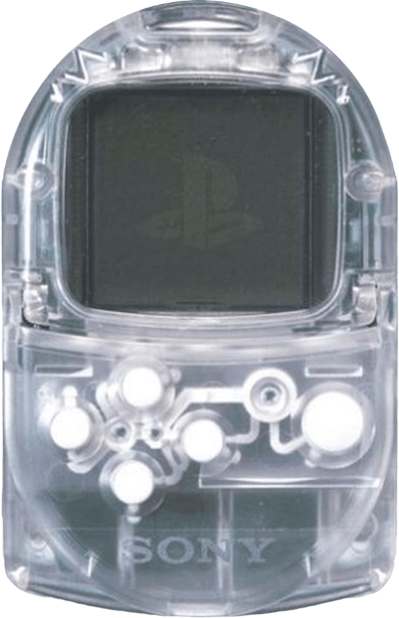 PlayStation PocketStation - Crystal (PS1 / PS2)(Pwned) - Sony (SIE / SCE) 150G