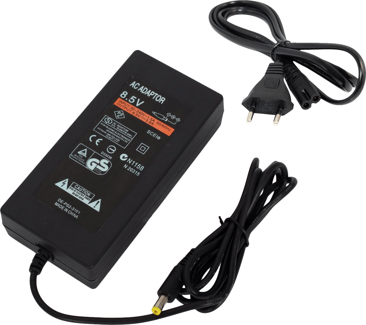 Sony PlayStation AC Adapter / Charger / Power Supply / PSU - Generic (PS1 / PSone / PS2 /