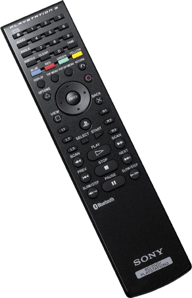 PlayStation 3 Blu Ray Remote Control v1 (PS3)(Pwned) - Sony (SIE / SCE) 100G