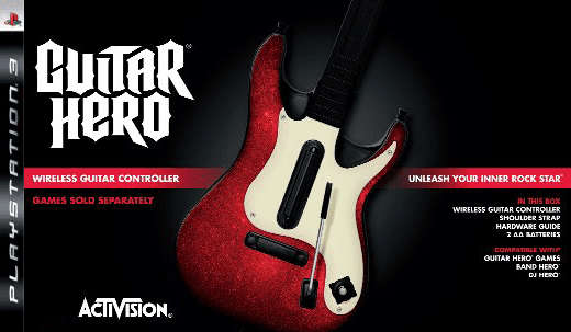 PlayStation 3 Guitar Hero 5 - Standalone Guitar (PS3)(Pwned) - Activision 1200G