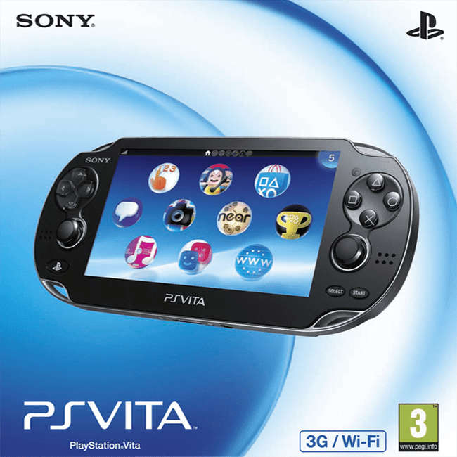 PlayStation Vita Console - 3G / Wi-Fi (PS Vita)(Pwned) - Sony Computer Entertainment 950G