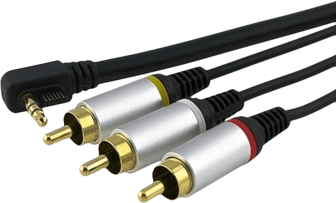 PSP Slim 2000 / 3000 Series Composite AV to RCA Cable - Generic (PSP)(New) - Various 100G