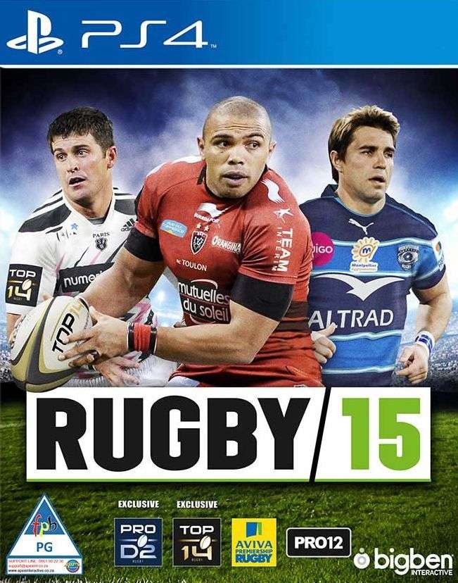 Rugby 15 PS4   Game in very good condition : In Stock (swadocop)