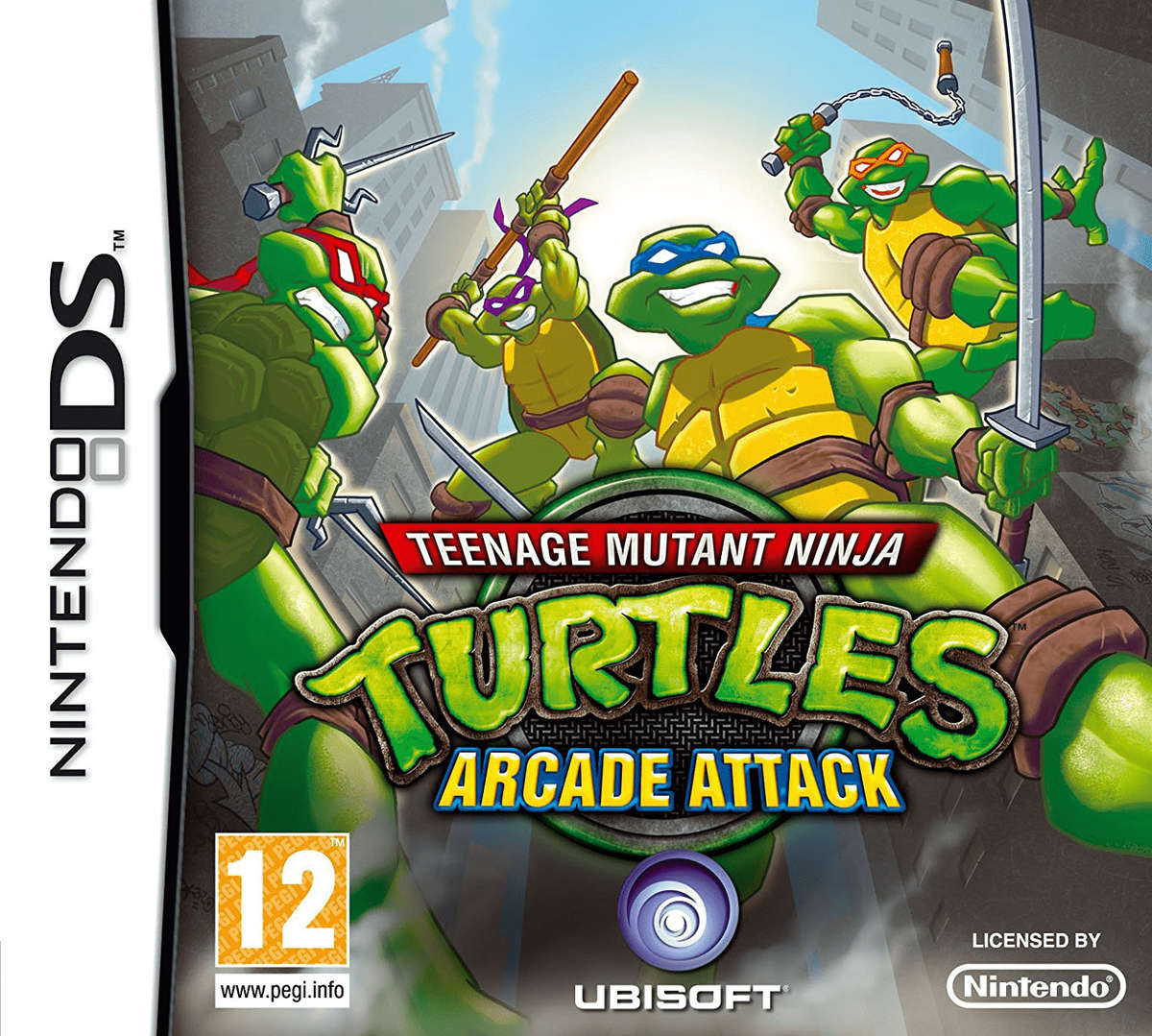 Teenage Mutant Ninja Turtles: Arcade Attack (NDS)(Pwned) - Ubisoft 110G