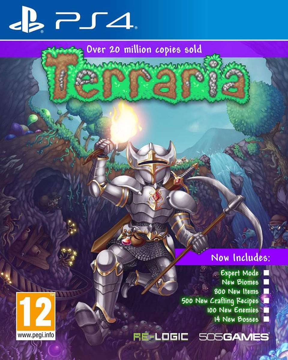 Terraria (2018)(PS4)(New) - 505 Games 90G