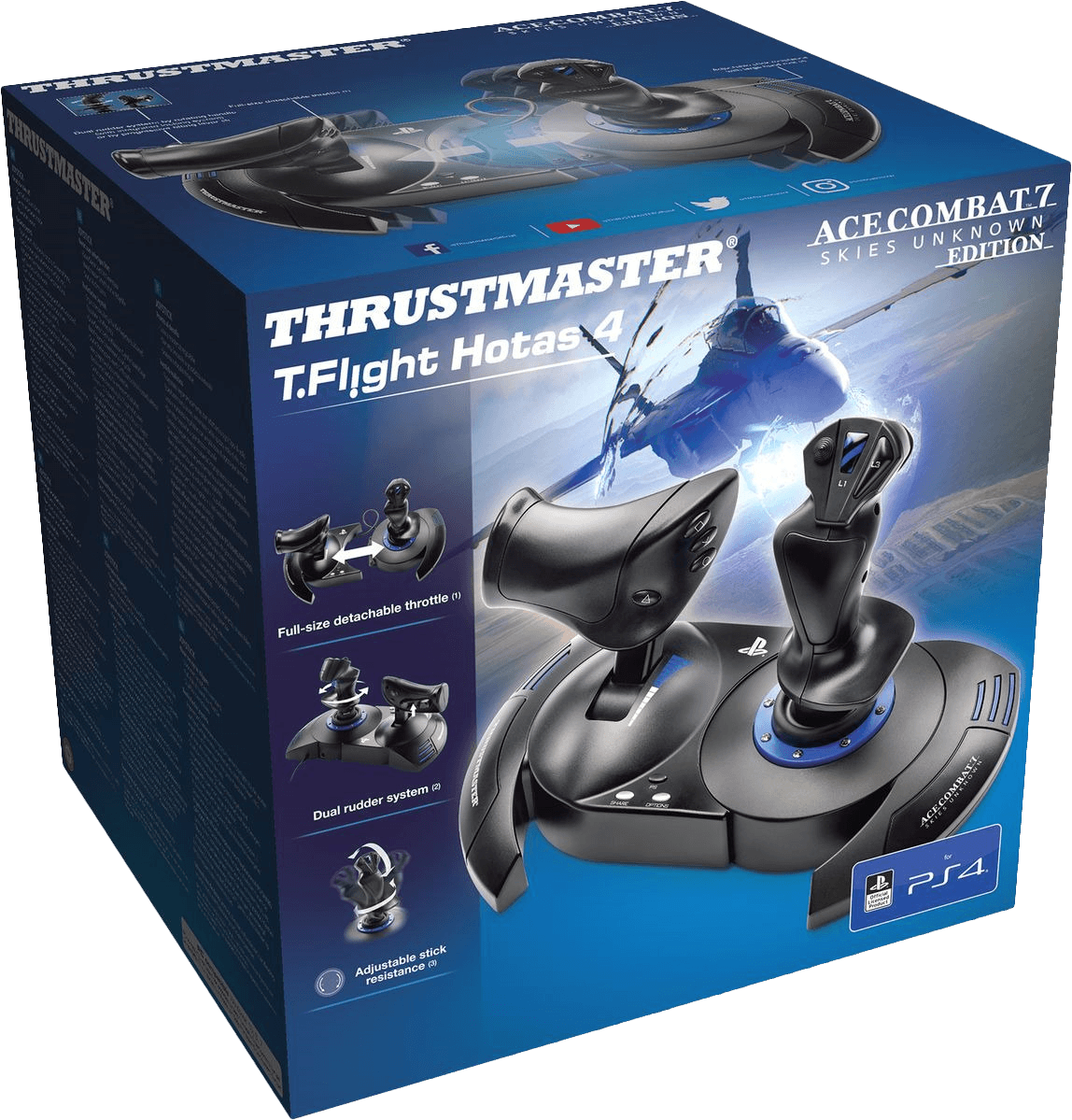 T.Flight Hotas 4 - Ace Combat 7: Skies Unknown Edition (PC / PS4)(New) - Thrustmaster 3000G