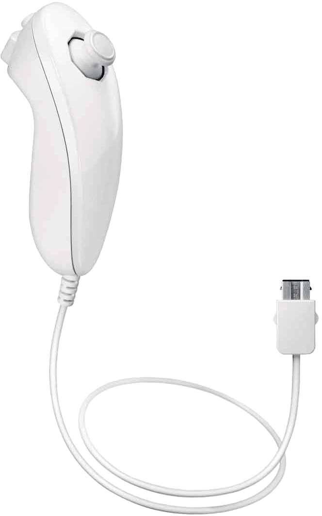 Wii Nunchuk - Generic White (Wii)(New) - Nintendo 80G