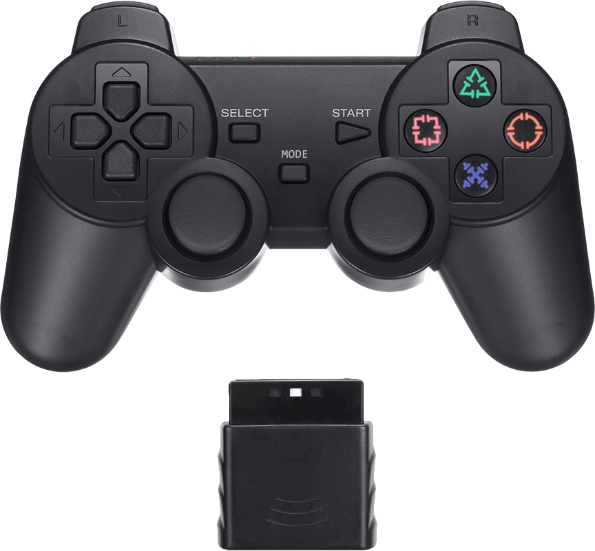 Wireless Controller - Generic Black (PS1 / PS2)(New) - Various 200G