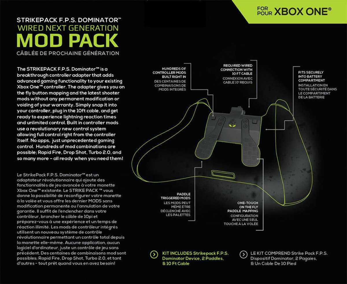 Collective Minds StrikePack F.P.S. Dominator Controller Mod Pack (Xbox One)(New) - Collective Minds