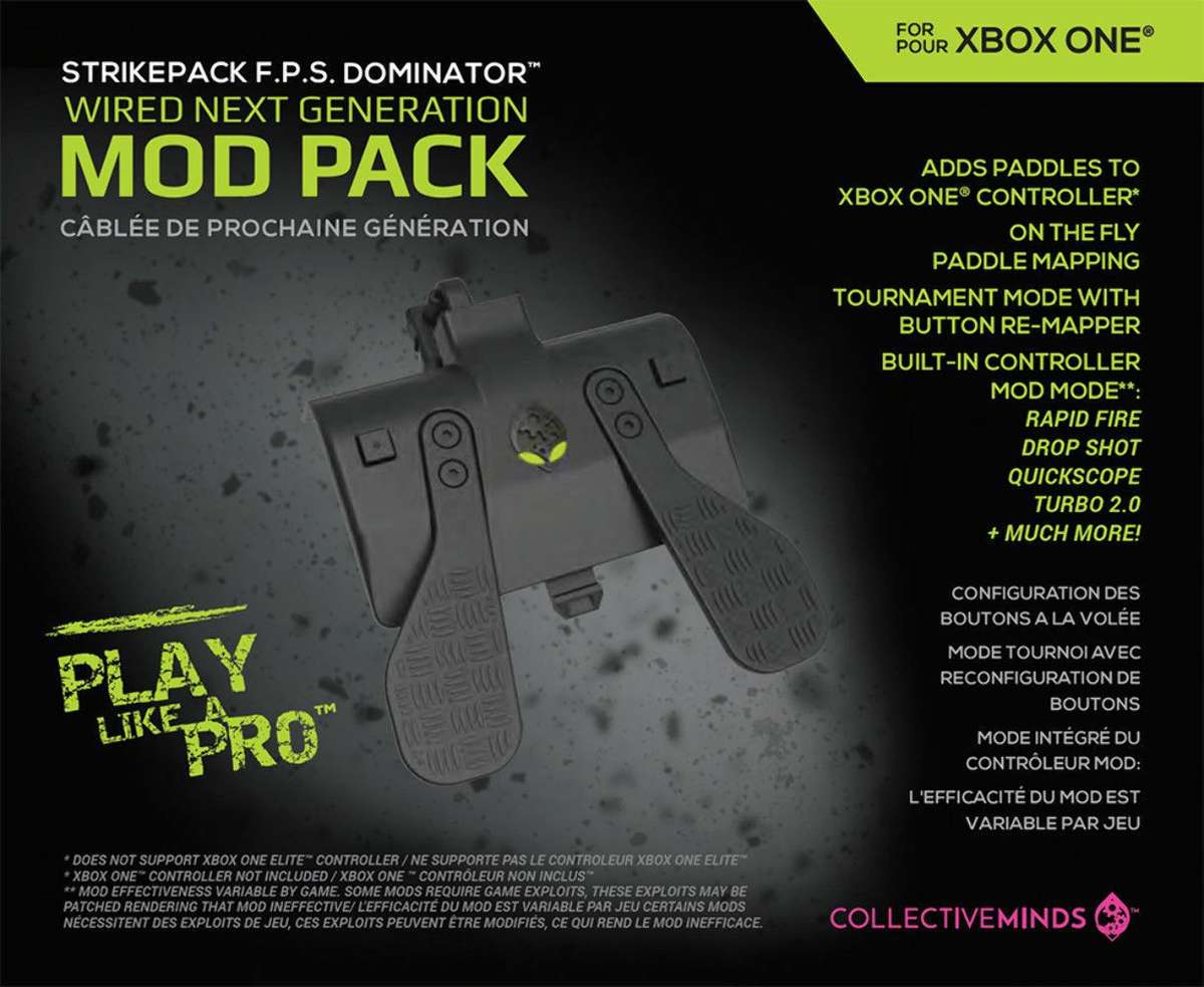 Collective Minds StrikePack F.P.S. Dominator Controller Mod Pack (Xbox One)(New) - Collective Minds