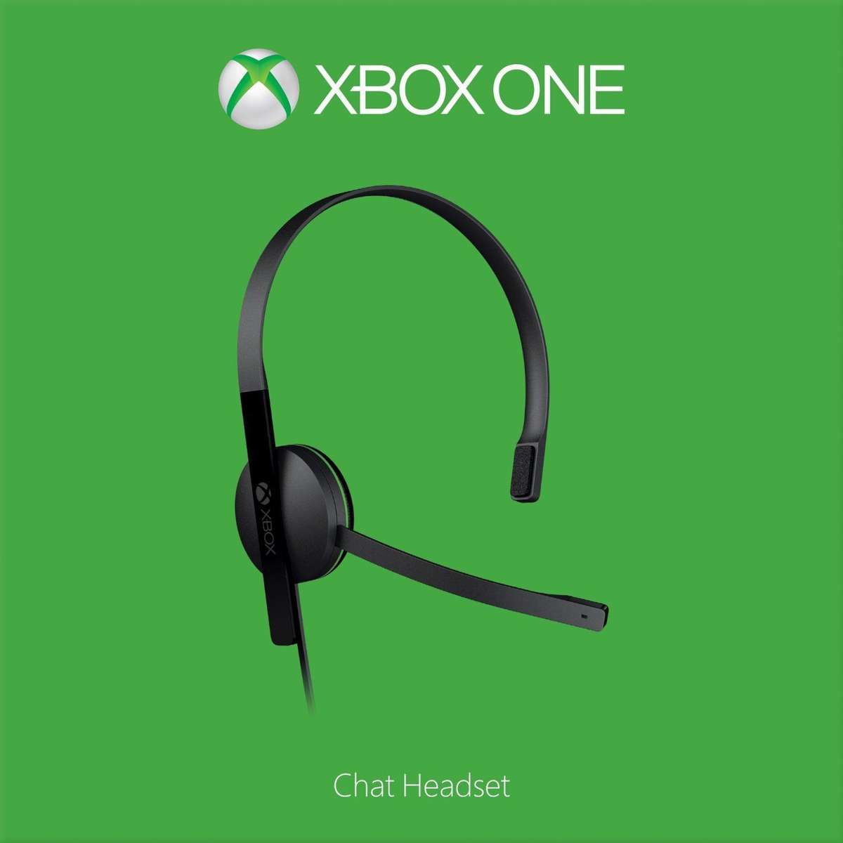 Xbox One Standard Wired Chat Headset (Including Inline Adapter)(Xbox One)(New) - Microsoft Game