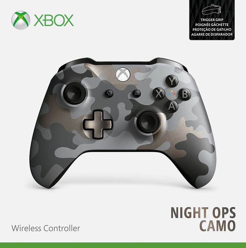 Wireless Controller v2 - Night Ops Camo Special Edition (Xbox One)(New) - Microsoft Game Studios