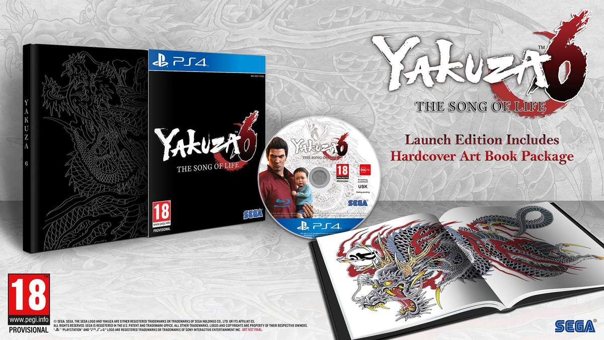 Yakuza 6: The Song of Life - Essence of Art Limited Edition (PS4)(Pwned) - SEGA 300G