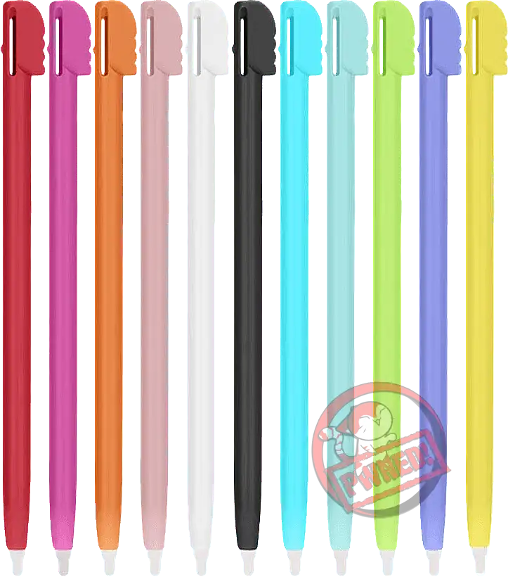 Nintendo DS Lite Stylus - Generic (DSL / DSi XL / 2DS / 3DS XL / Wii U)(New) - Various 30G