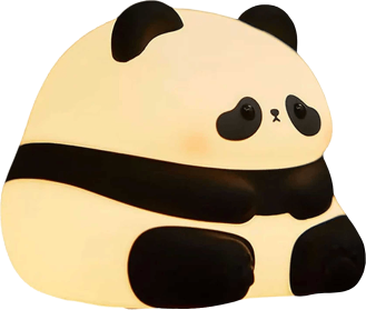 Chubby Panda Squishy Night Light (New)