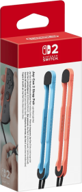 Nintendo Switch 2 Joy-Con 2 Controller Strap Pair - Light Blue / Light Red (NS2 / Switch 2)(New)