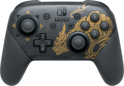 Nintendo Switch Pro Controller - Monster Hunter: Rise Edition (NS / Switch)(New)