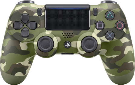 PlayStation 4 DualShock 4 Controller v2 - Green Camouflage (PS4)(Pwned)
