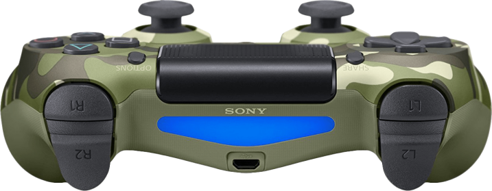 PlayStation 4 DualShock 4 Controller v2 - Green Camouflage (PS4)(Pwned)