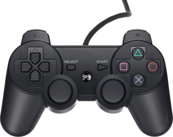 PlayStation 3 DoubleShock 3 Generic Wired Controller - Black (PS3)(New)