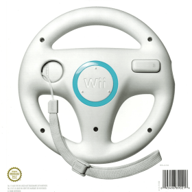 Wii Steering Wheel - White (Wii)(Pwned)