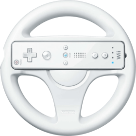 Wii Steering Wheel - White (Wii)(Pwned)
