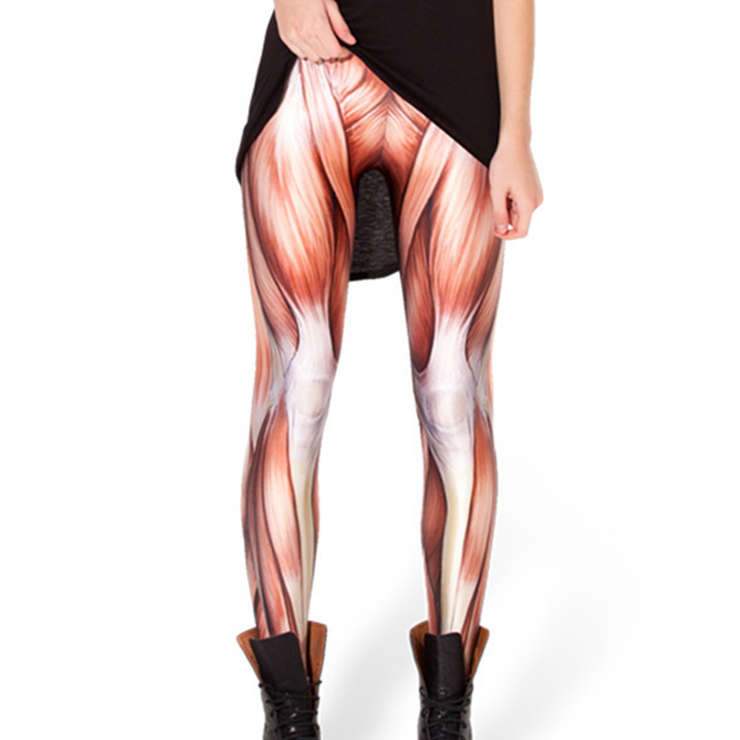 Novel Muscle Printing Leggings