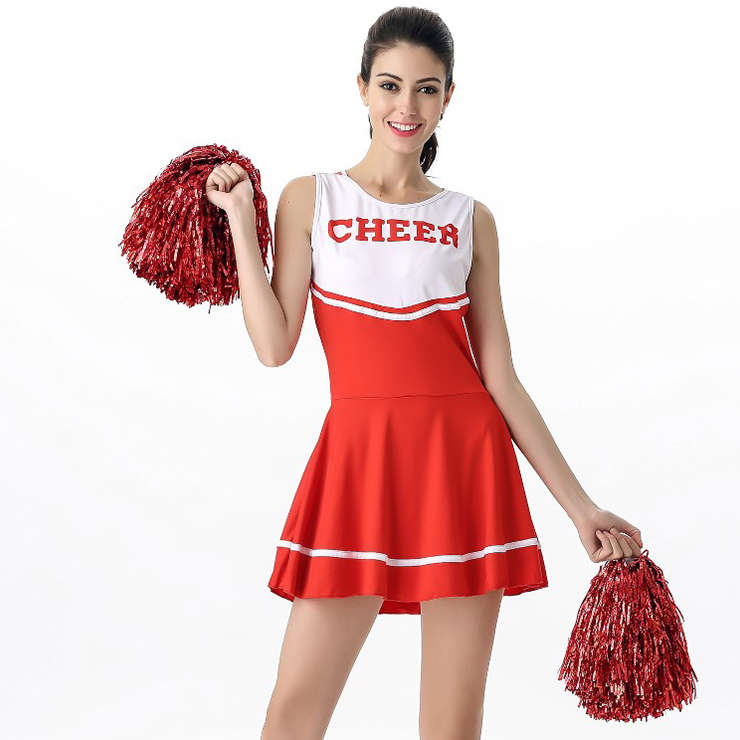 Sexy High School Cheerleader Uniform Costume - Medium