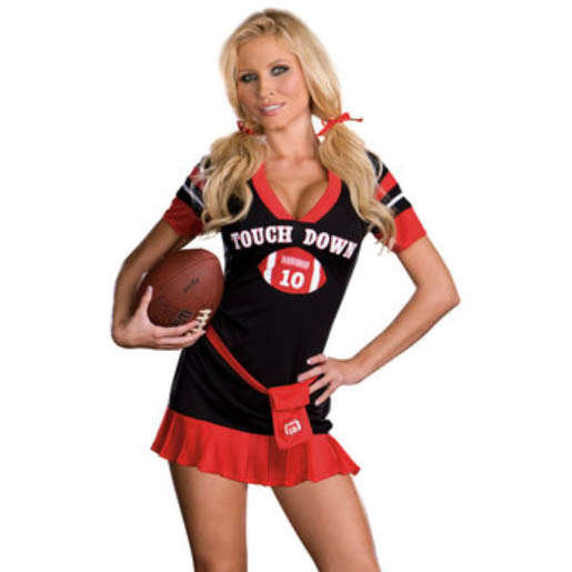 Women's Rugby Football Touch Down Costume