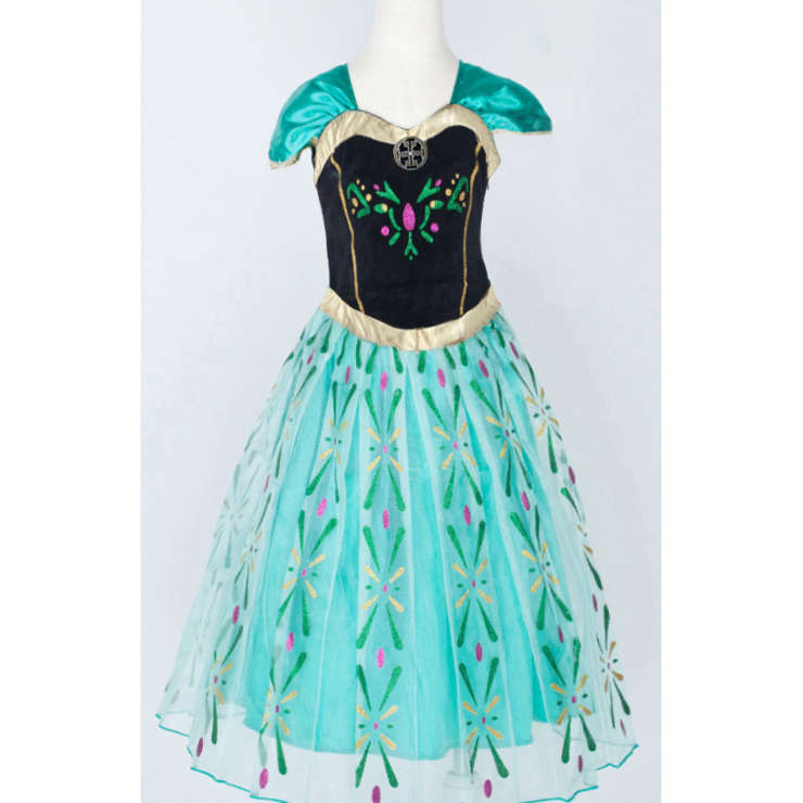 Disney Store Anna Ball Dress -Girls Costume