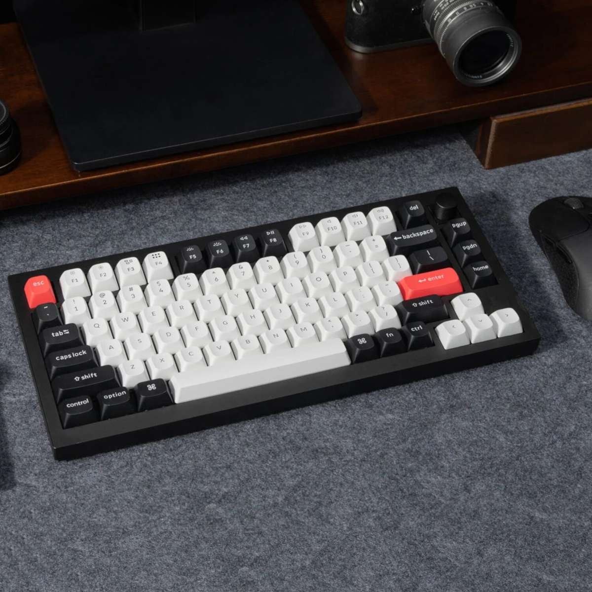 Keychron Q1H-M1 QMK Wireless Custom Keyboard - Black