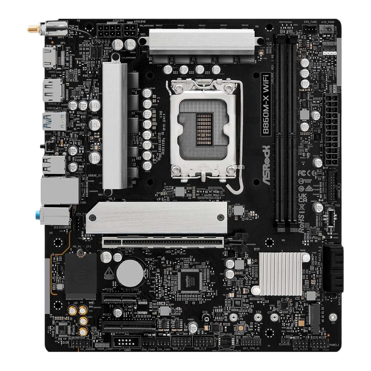 ASRock B860M-X WIFI Micro ATX DDR5 Motherboard (PCIe 5 and Wi-Fi 6E)