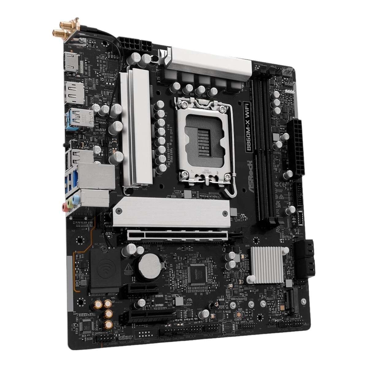 ASRock B860M-X WIFI Micro ATX DDR5 Motherboard (PCIe 5 and Wi-Fi 6E)