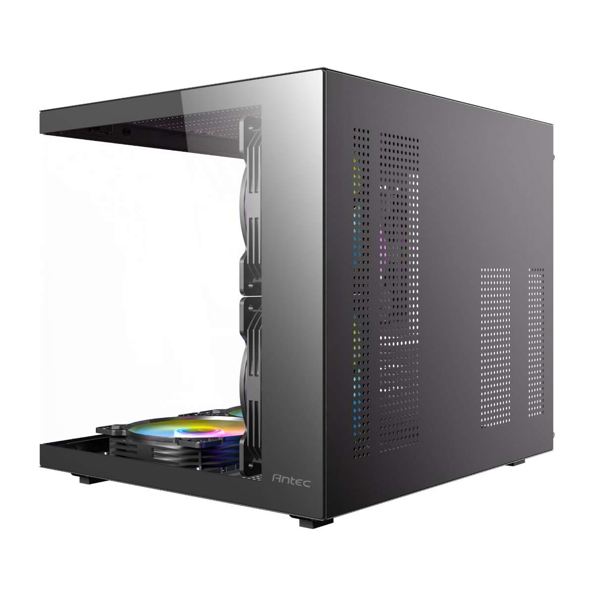 Antec VCX20M RGB Elite Micro-ATX | ITX Mini-Tower Gaming Chassis - Black