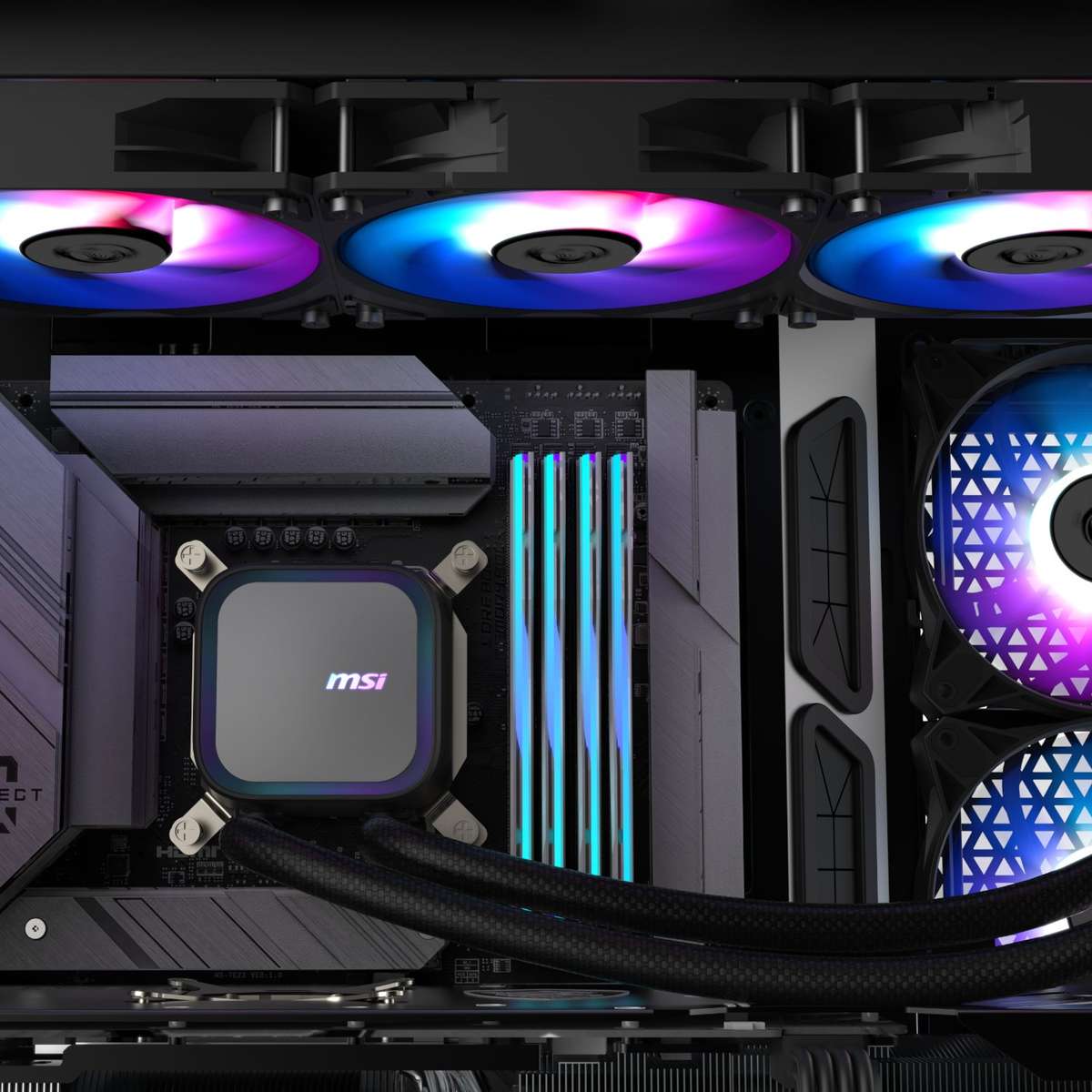 MSI MAG Coreliquid A13 360 AIO Liquid CPU Cooler - Black