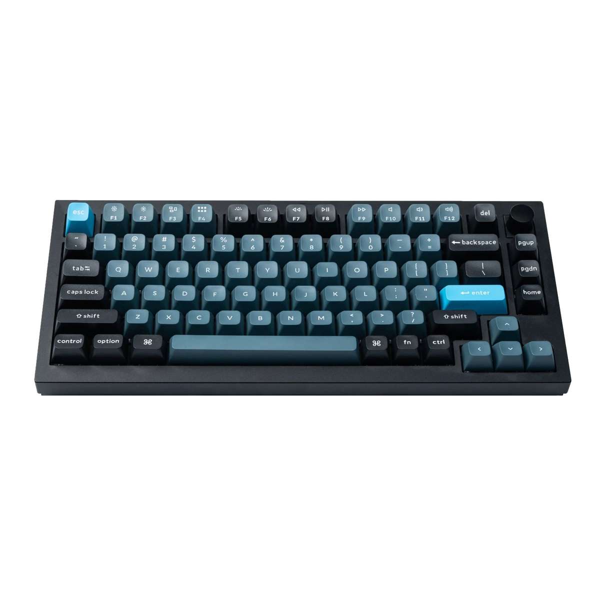 Keychron Double Shot KSA PBT Keycap Set - Dark Grey/Grey/Blue