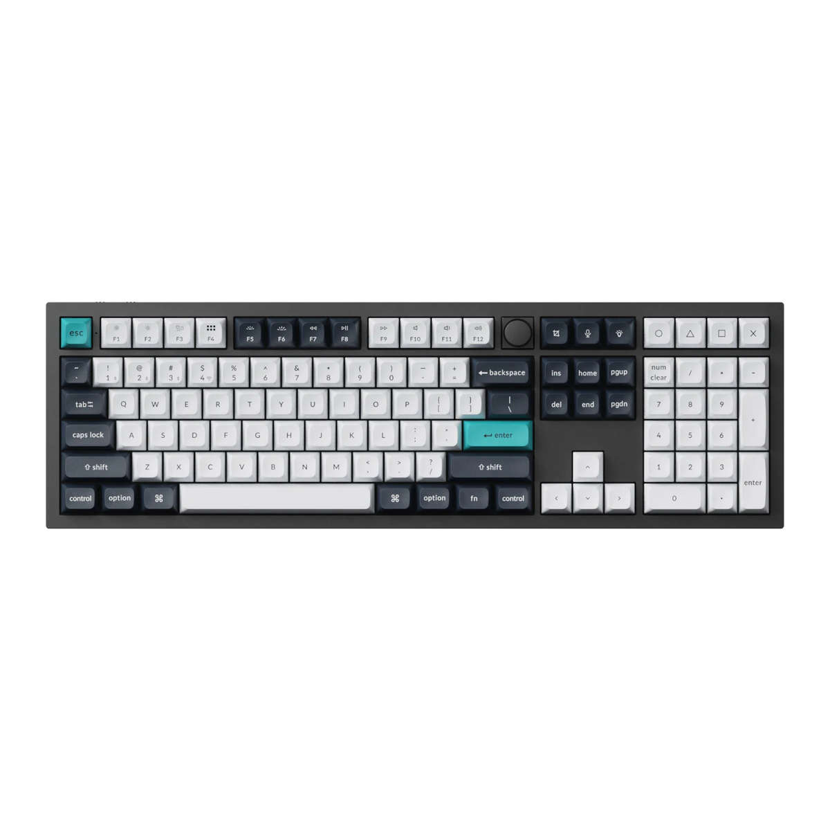Keychron Q6 Max 100% Full Assembled Knob Red Switch Hot-Swap Gateron Jupiter RGB Wireless Keyboar...