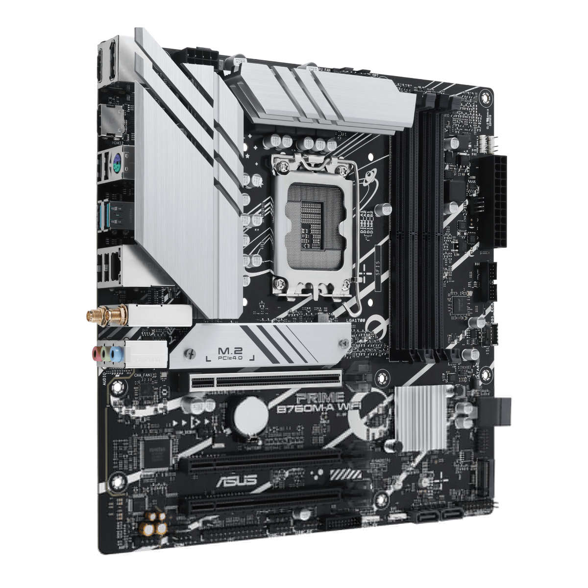 Asus PRIME B760M-A WIFI LGA1700 and Asus Prime LC 240 ARGB Liquid CPU Cooler Bundle
