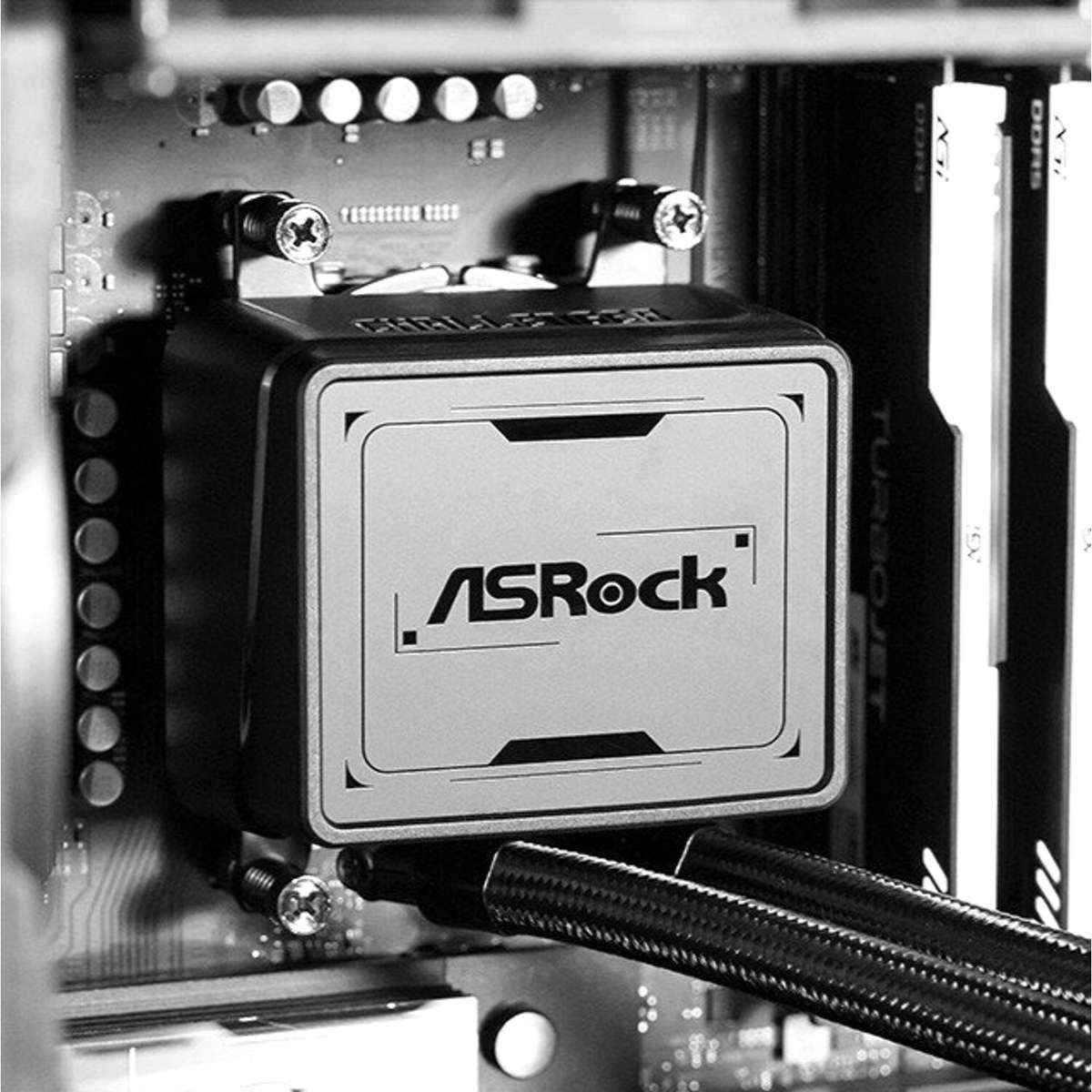ASRock Challenger Pure 360 AIO Liquid Cooler - Black