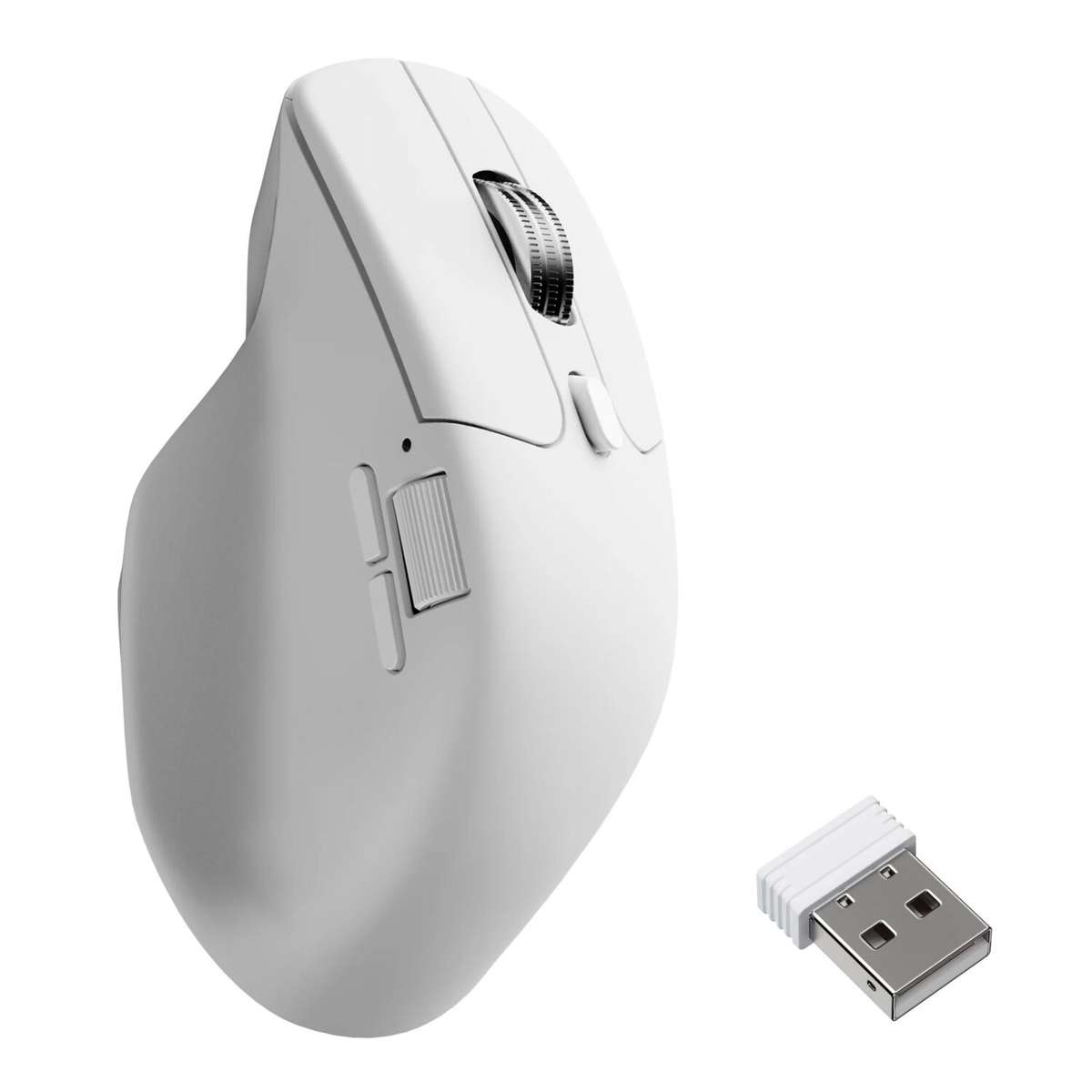 Keychron M6S-A24 PixArt 3950 8K 30000DPI Wireless Mouse (BT/2.4GHz/Wired) - White